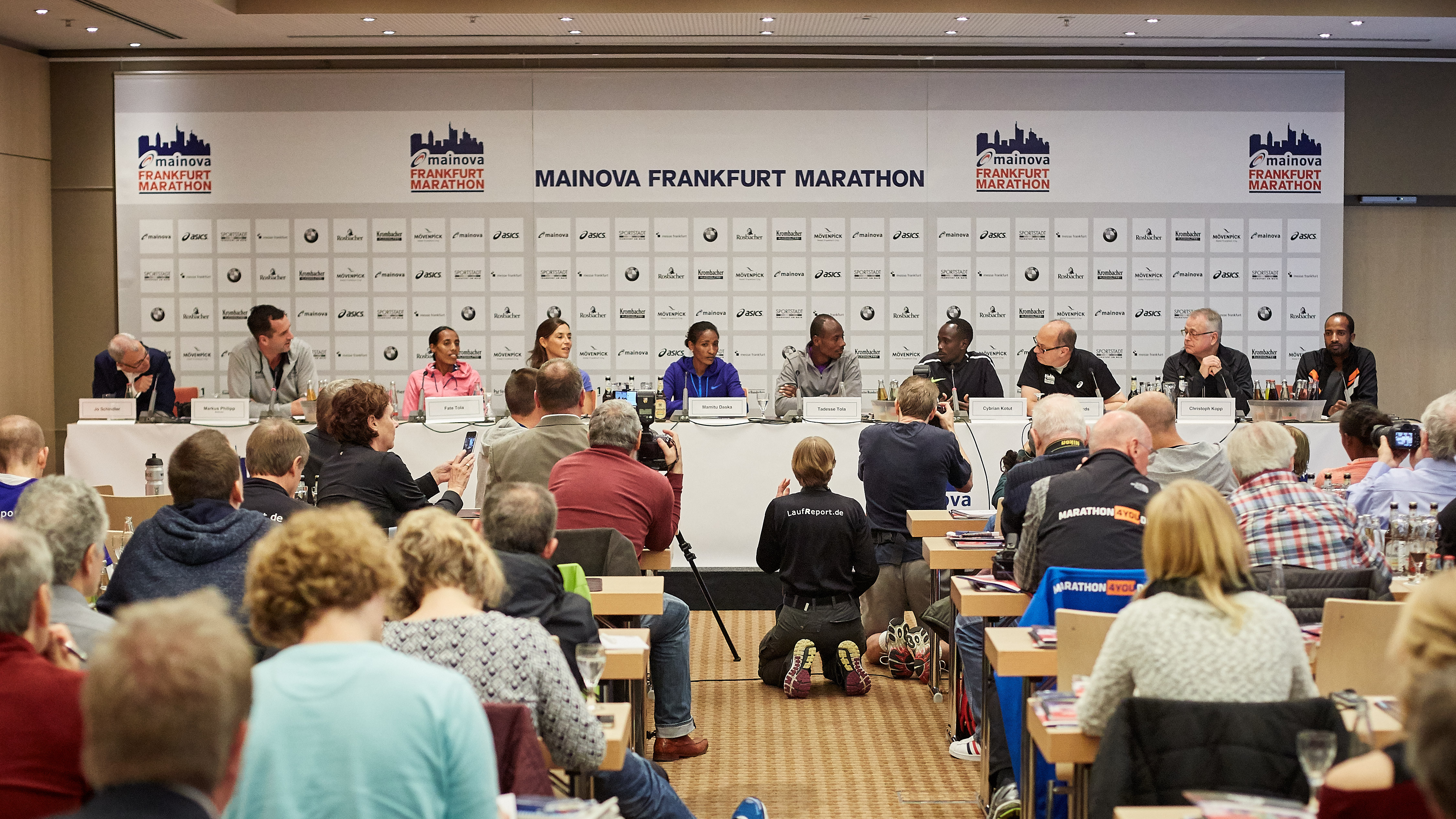 35. Mainova Frankfurt Marathon - Die Pressekonferenz
